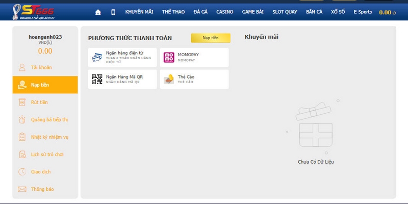 Những phương thức hỗ trợ nạp/rút tiền tại ST666 là gì?