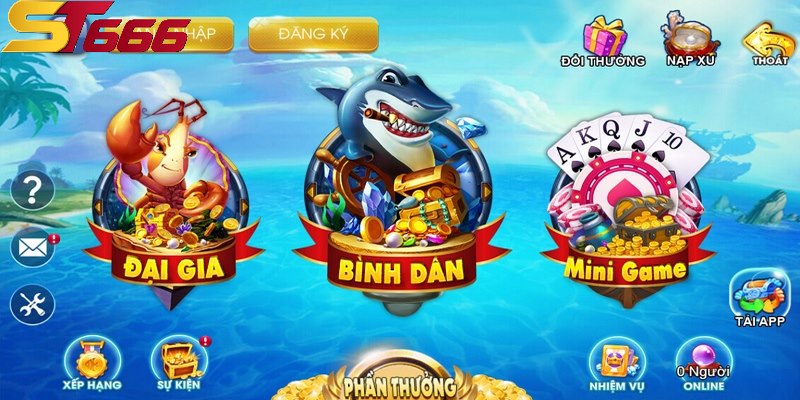 Một số điều cần lưu ý chơi game Bắn Cá tại ST666