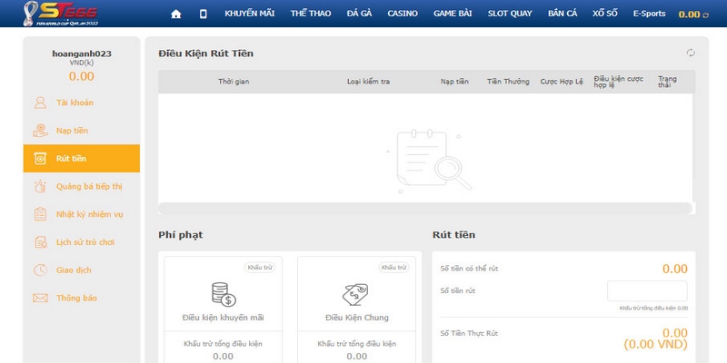Những điểm cần chú ý khi rút tiền ST666 