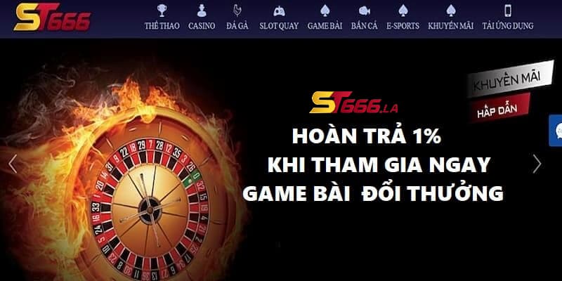 ST666_Cập Nhật Khuyến Mãi Game Bài Nhận Thưởng Liền Tay